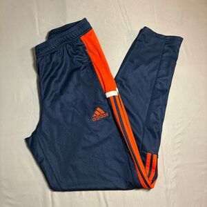 Adidas Kids Blue and Orange Joggers